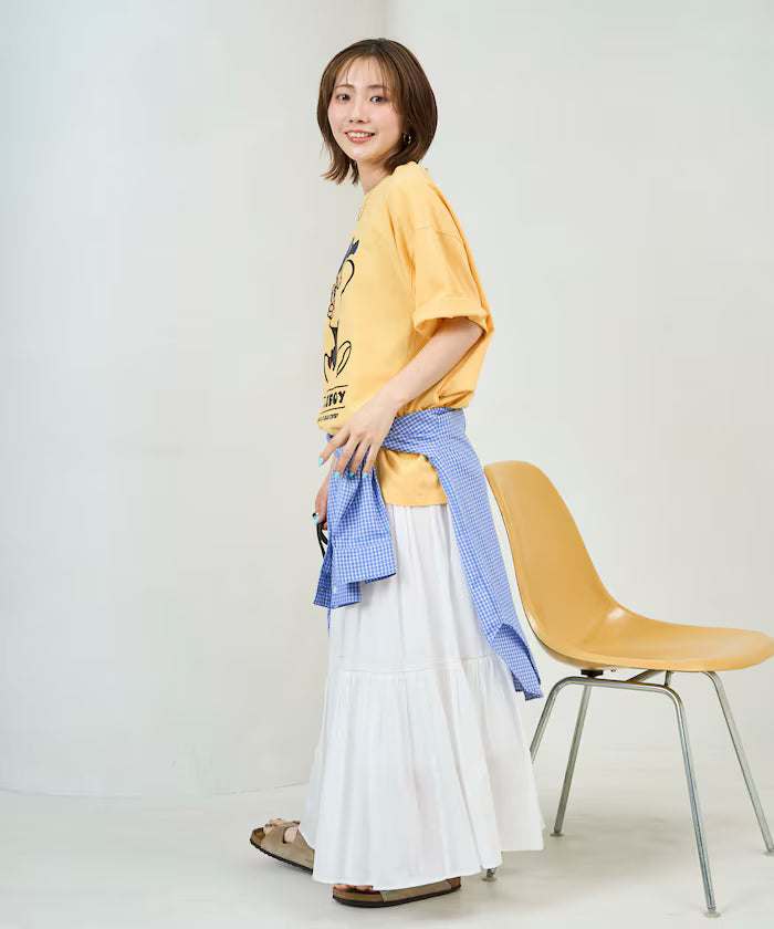 [May 22 12:00 Start of Sales] kaoyorinakami × FREAK'S STORE / Kaoyorinakami Special Order Peace Boy Tee