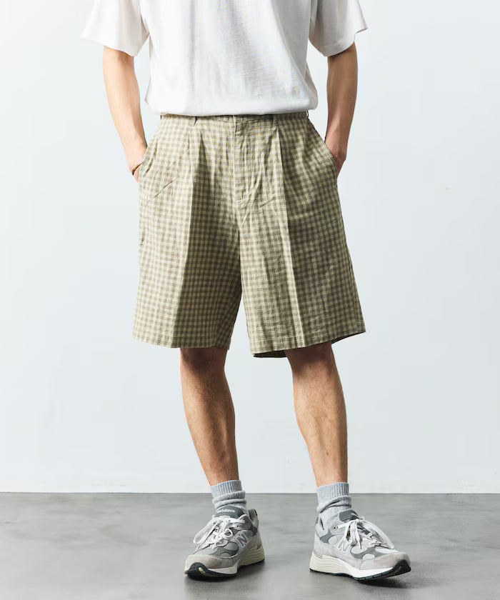 LINEN COTTON EASY SHORT PANTS