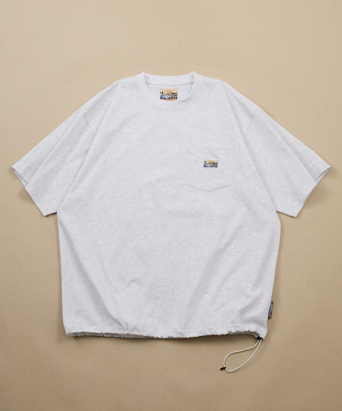 FREAK'S STORE for BEACH & FES Relax Fit One Point Logo Spindle Pocket T-shirt