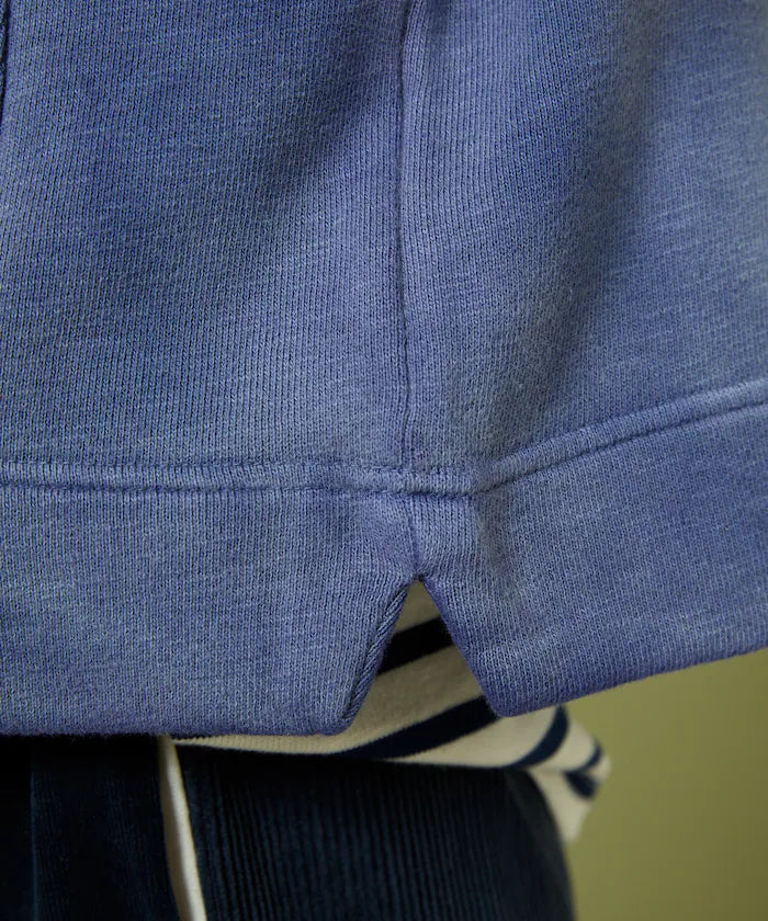 Boat Neck Short Sweatshirt