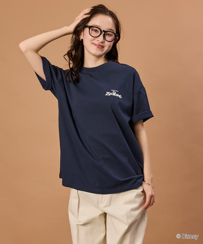 Zootopia Limited Edition Character Print Crew Neck T-Shirt Judy Nick