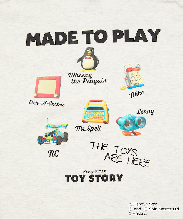 [TOY STORY] Exclusive Back Print Crew Neck T-Shirt / MADE TO PLAY [Limited Edition]