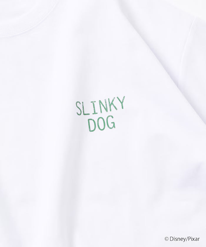 [TOY STORY] Exclusive Back Print Crew Neck T-Shirt / Slinky Dog [Limited Edition]