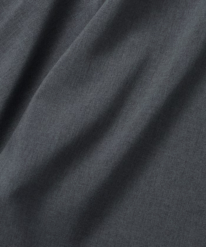Relaxed Fit Linen Touch Setup/Open Collar Shirt/Wide Slacks [Limited Edition]