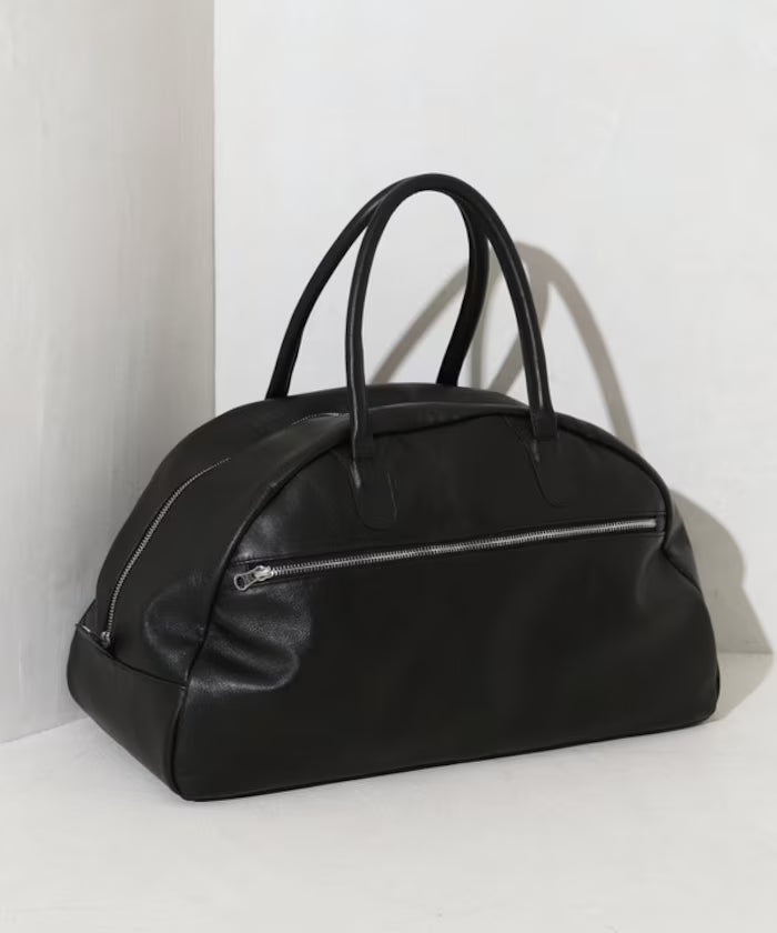 Big Leather Boston bag / Leather Boston Bag / Cowhide / Water-repellent Leather