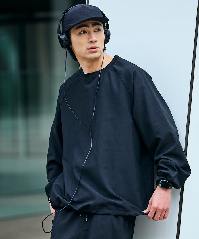 AiRide/Air Ride Relax Fit Raglan Long Sleeve Pullover/Pocketable/Quick Dry/UV Cut [Limited Edition]