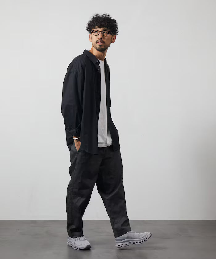<New Color Added> Relaxed Fit Broad Shirt / Regular Collar / Long Sleeve