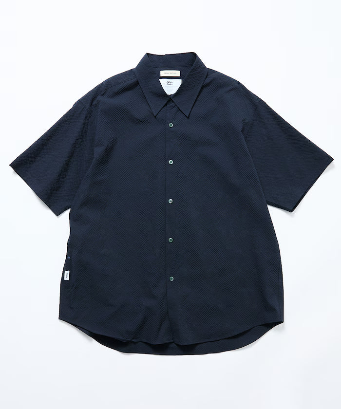 AiRide/AiRide Relax Fit Short Sleeve Seersucker Shirt/Pocketable/Quick Dry/UV Cut [Limited Edition]
