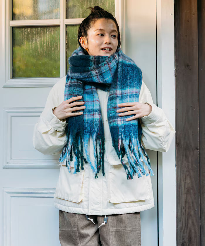 Checkered Volume Scarf