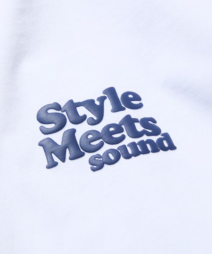 Big Silhouette Back Print Crew Neck T-Shirt / Style Meets 【Limited Edition】