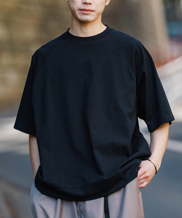 STORATECH/Stratech Lightweight Wide Silhouette Raglan T-Shirt/Antibacterial/Odor Resistant/Antimicrobial/UV Cut/Contact Cooling Moisture-Wicking 【Limited Edition】