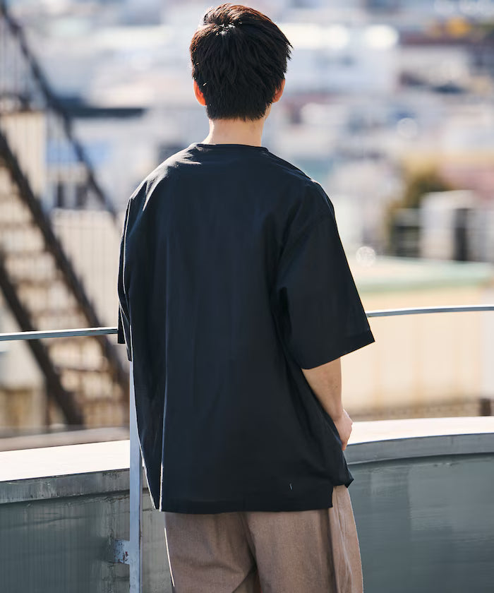 Relax Fit Relaxed Fit Henley Neck Pullover Shirt [Limited Edition]