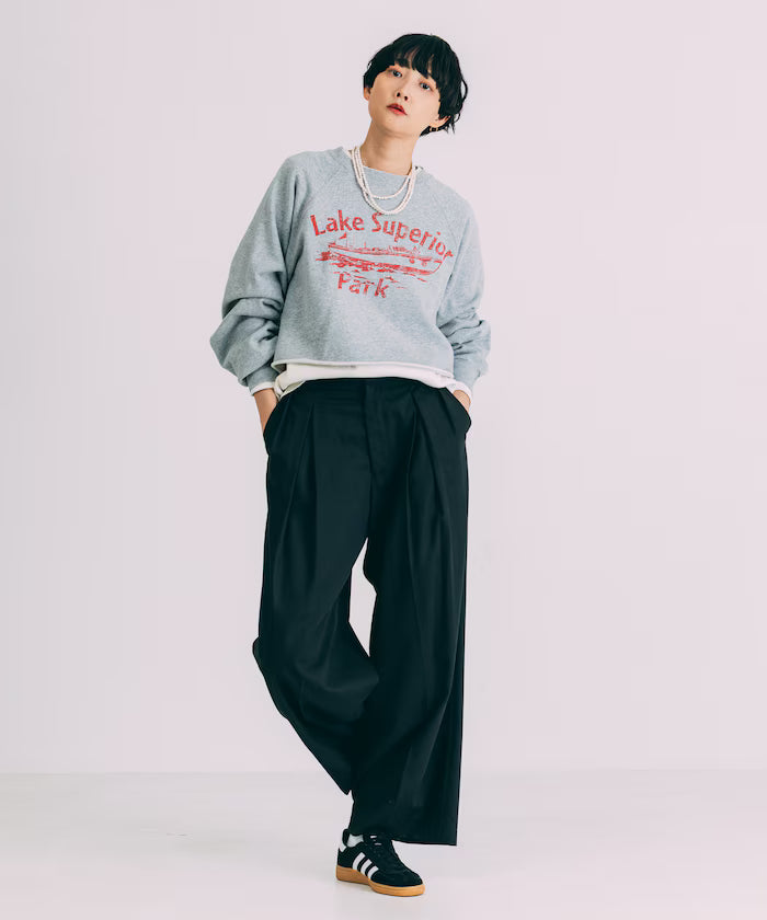 Grunge Cutoff Short Sweatshirt