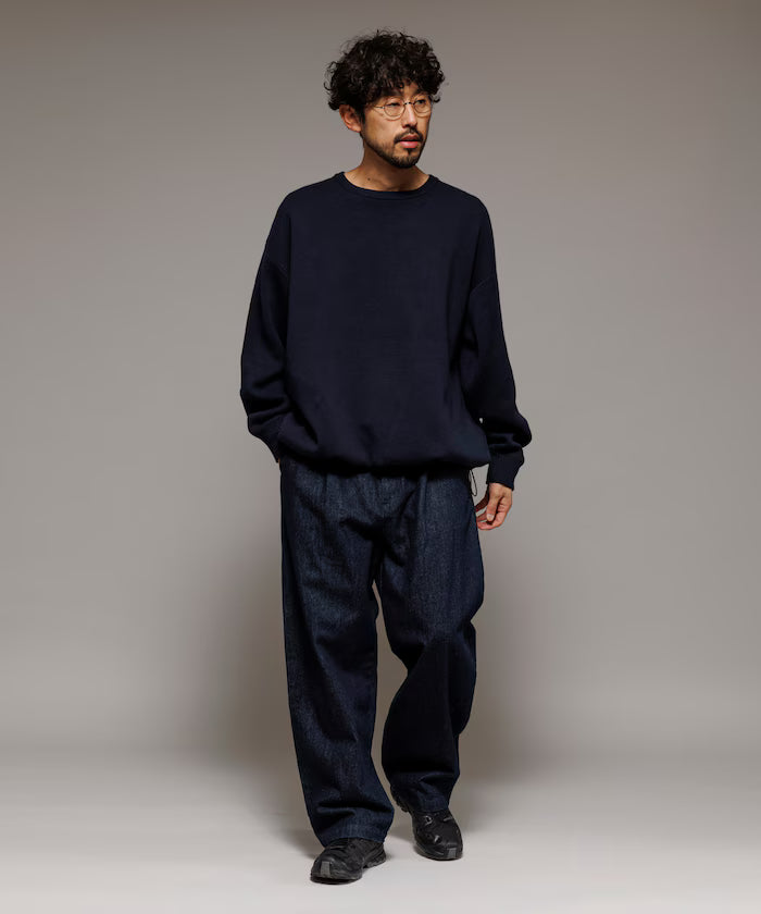 Milan Rib Spindle Crew Knit / Easy Care