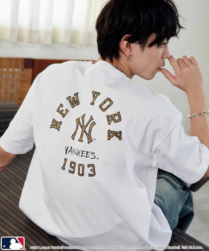 Limited Edition MLB Leopard Print Logo T-Shirt