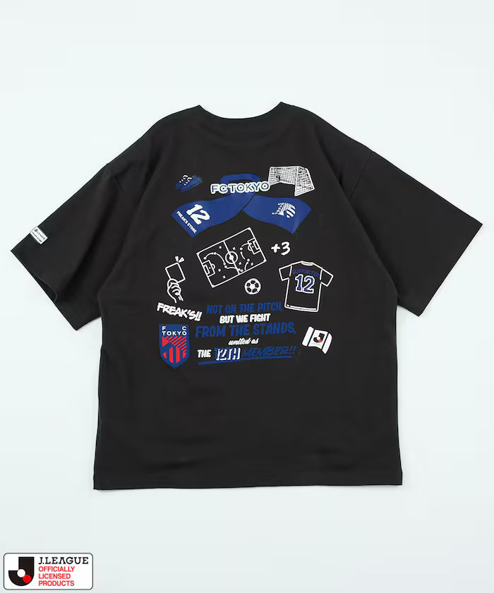 [Sales start on May 15 at 12:00] J.LEAGUE × FREAK'S STORE Exclusive SUPPORTERS SHORT SLEEVE TEE [FC Tokyo]