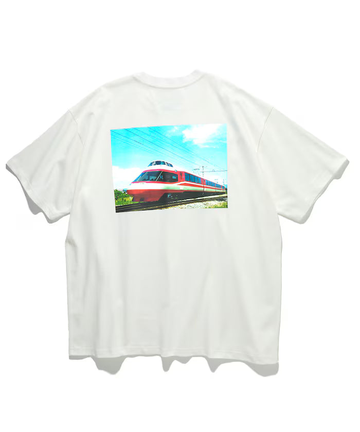 Nagano Electric Railway Photo Tee - White