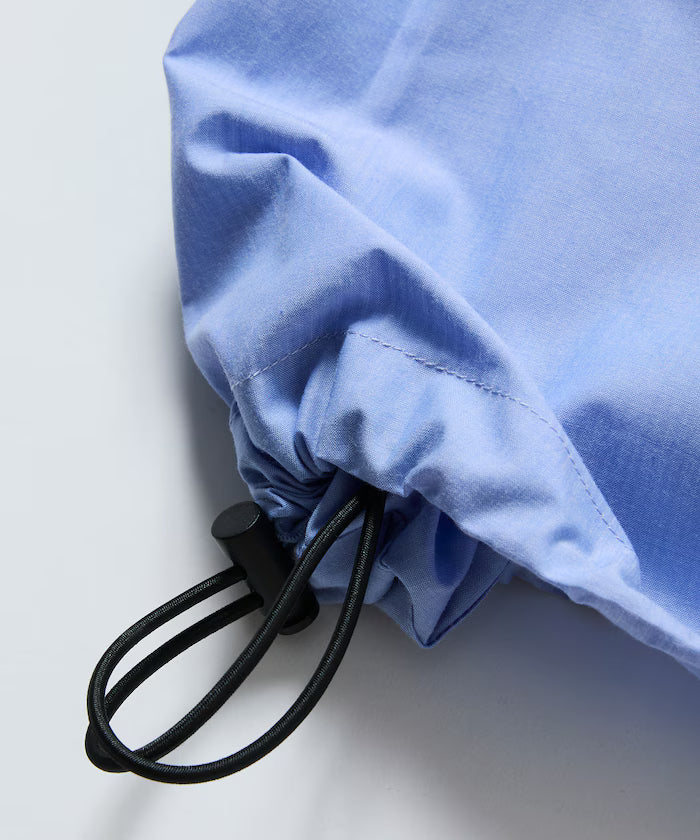 Wide silhouette spindle regular collar short sleeve shirt / hem code [limited edition]