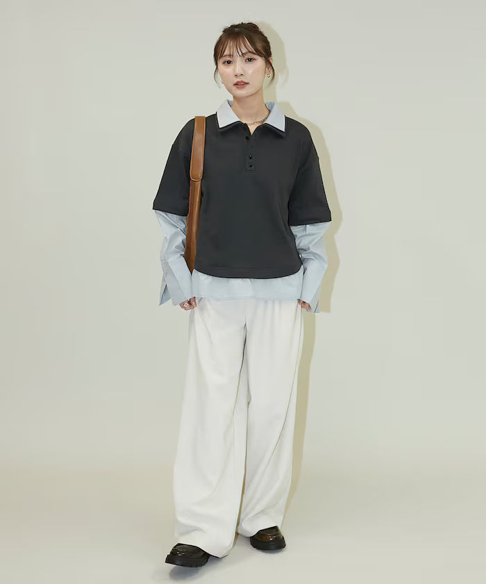 Shirt Layered Polo Top Limited Edition