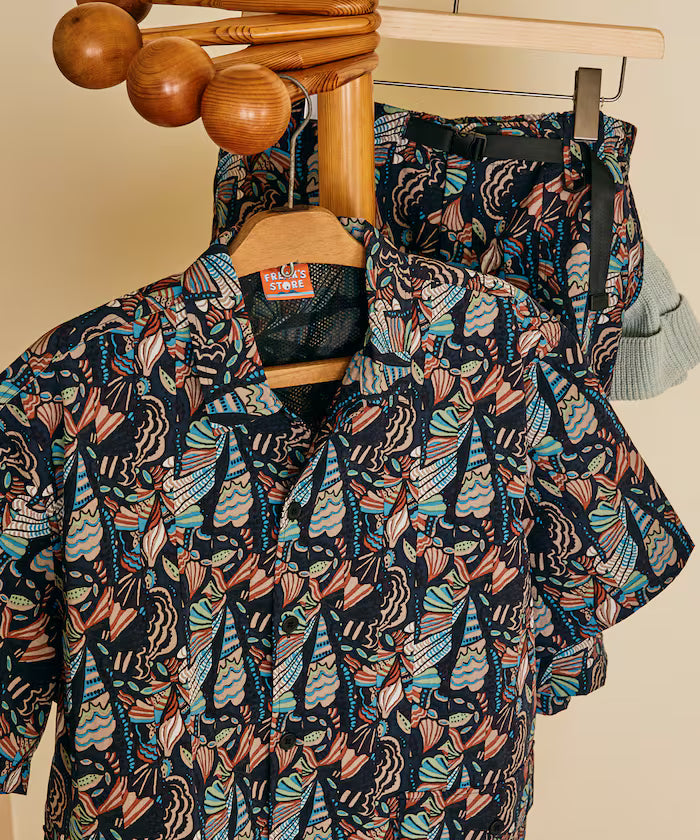 FREAK'S STORE for BEACH & FES Recycled Nylon Short Sleeve Shirt