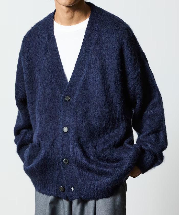 Relax Fit Shaggy Knit Loose Cardigan 【Limited Edition】