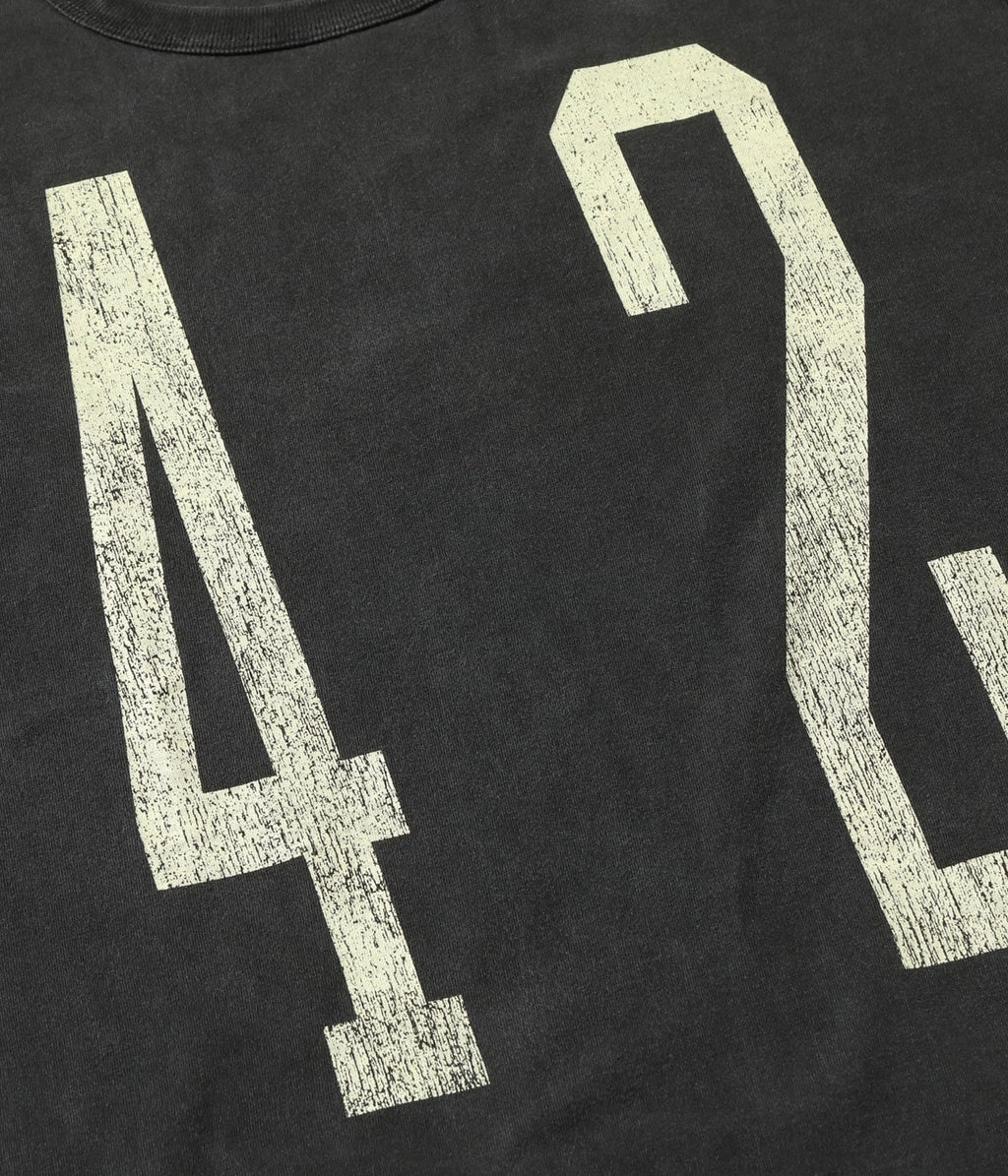 MODUCT PIGMENT DYED “UNLUCKY NUMBER” T-SHIRT (SHORT SLEEVE)