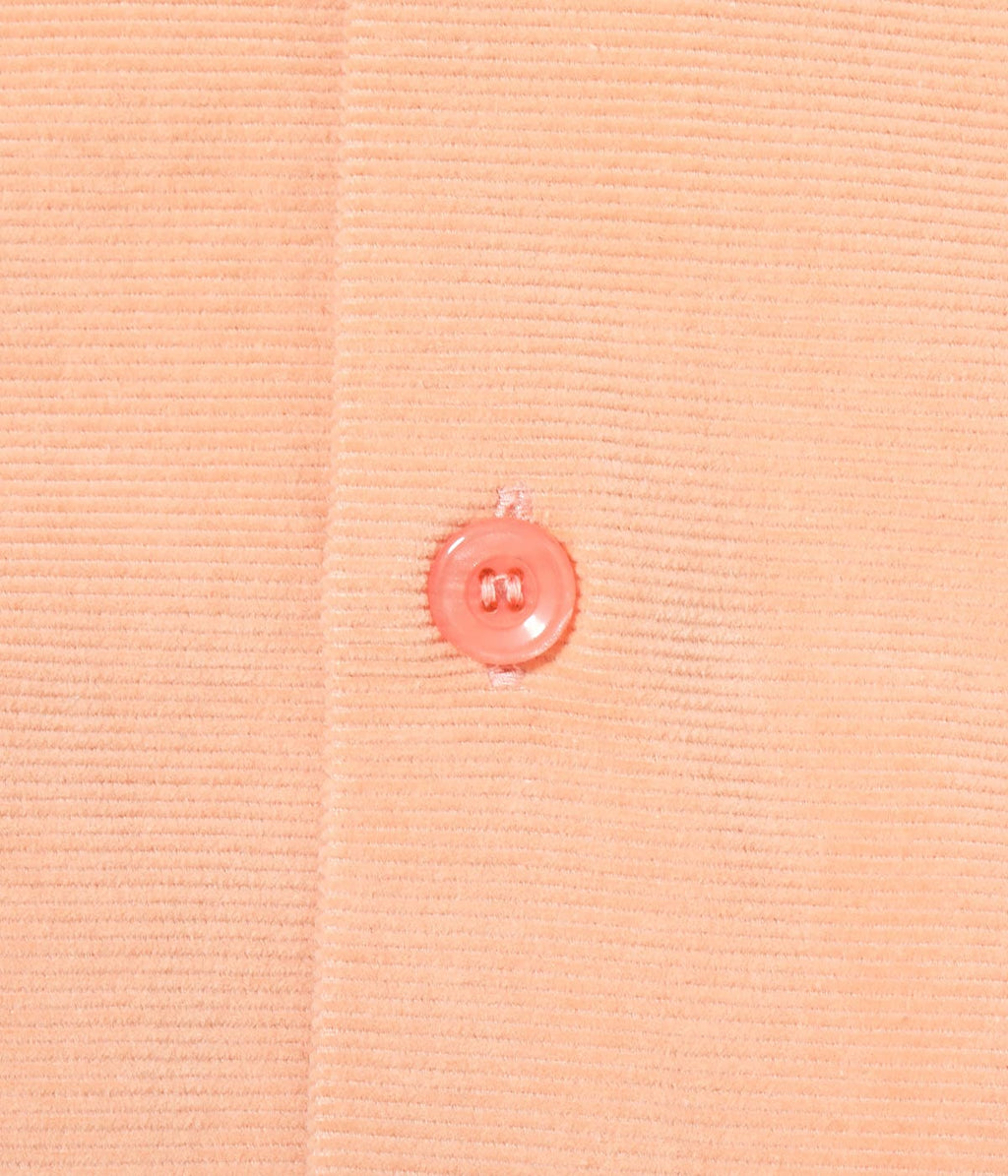 Mid 1950s - Late 1950s Style Corduroy Sports Shirt “SQUARE & STRIPE”