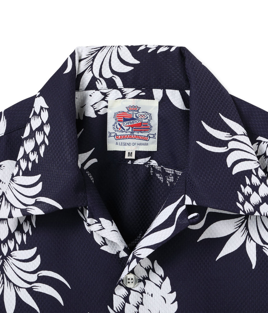 DUKE KAHANAMOKU COOLMAX® HAWAIIAN SHIRT “DUKE'S PINEAPPLE”