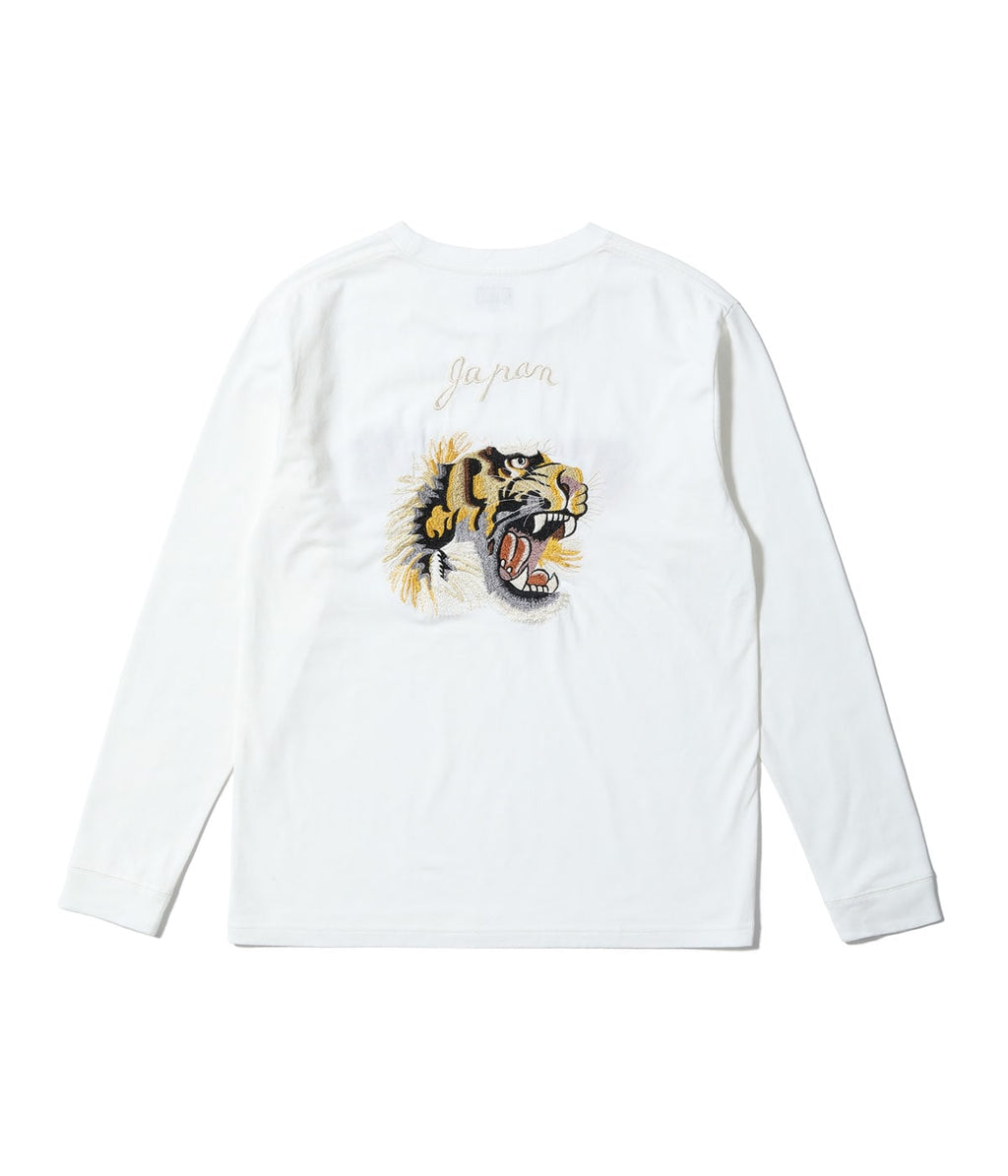 LONG SLEEVE SUKA T-SHIRT EMBROIDERED “TIGER”