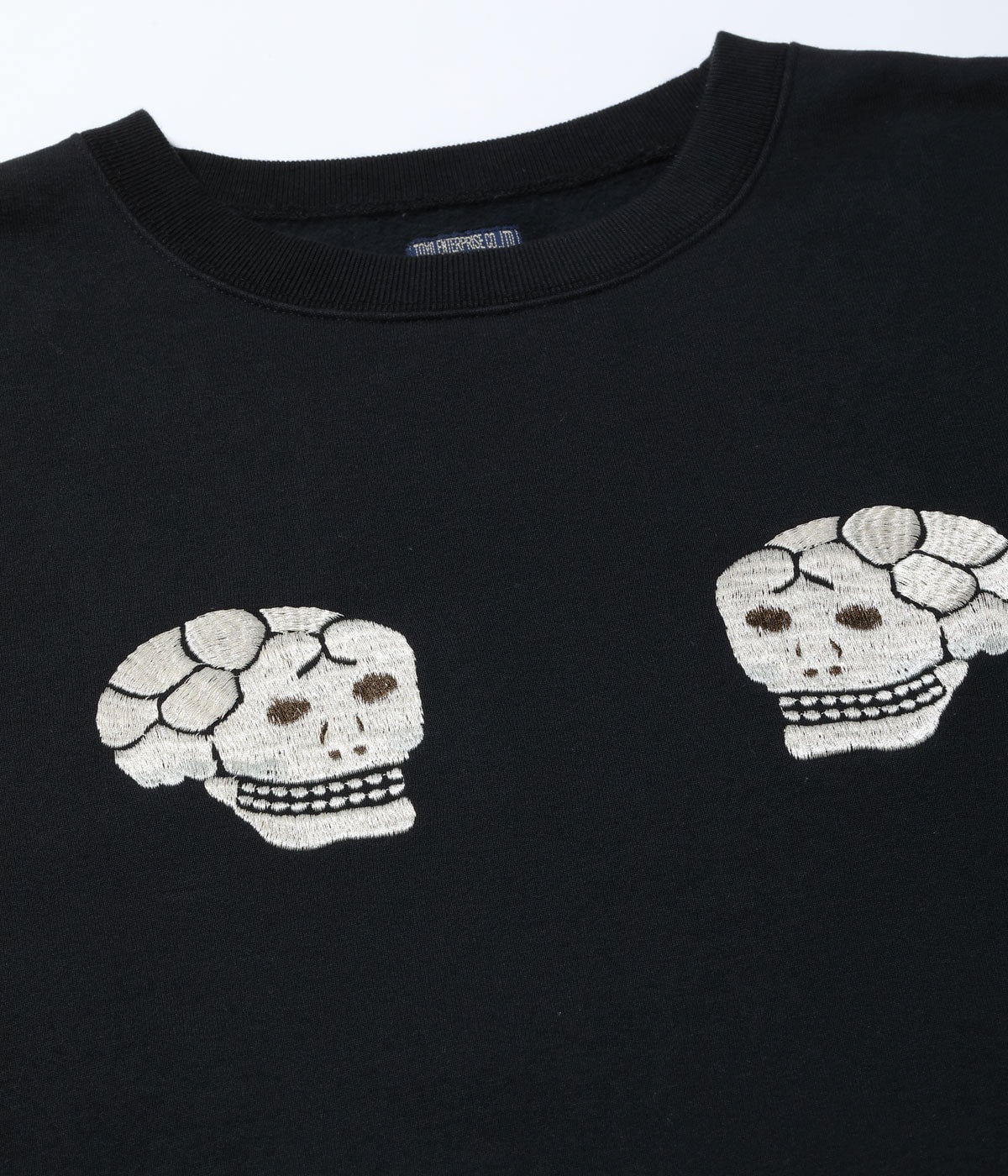 SUKA CREW SWEAT EMBROIDERED “SKULL & SNAKE”