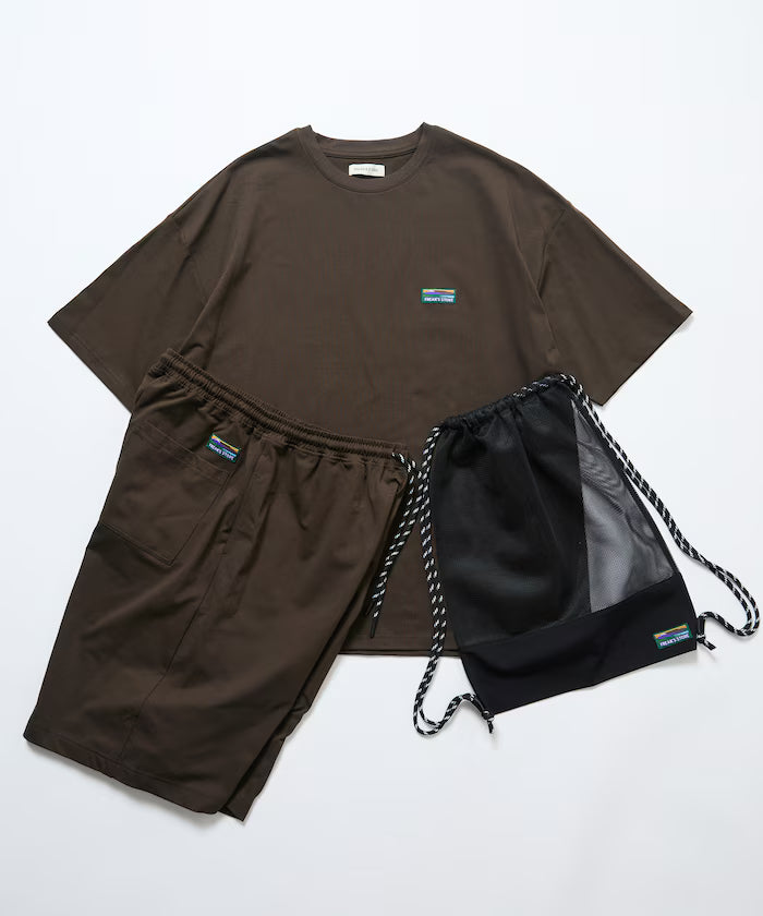 SPEEDRY Set with Bag Stretch Setup/T-Shirt/Shorts/3 in 1 /Rash Guard/Quick Dry/UV Cut/Heat Shield 【Limited Edition】