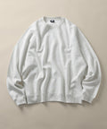 12oz Heavyweight Big Silhouette Raglan Sleeve Crew Neck Sweatshirt 【Limited Edition】 - Ash Gray