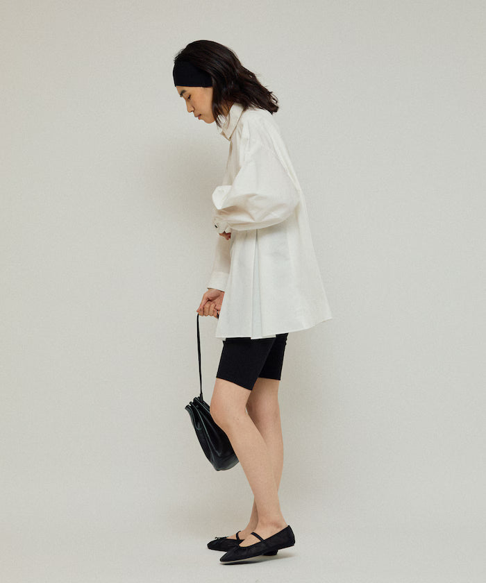 Box Stack Balloon Sleeve Long Sleeve Shirt