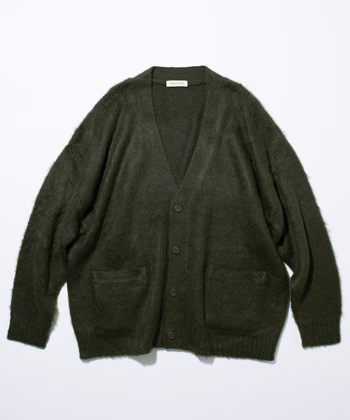 Relax Fit Shaggy Knit Loose Cardigan 【Limited Edition】