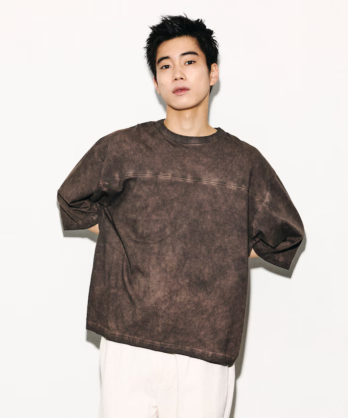 Cold Die Football Crew Neck T-Shirt