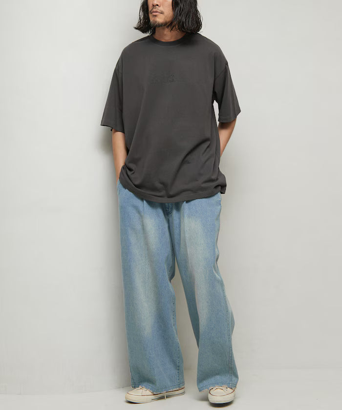 6oz Front Art Print Crew Neck T-Shirt / Skater Logo / Printed T-Shirt