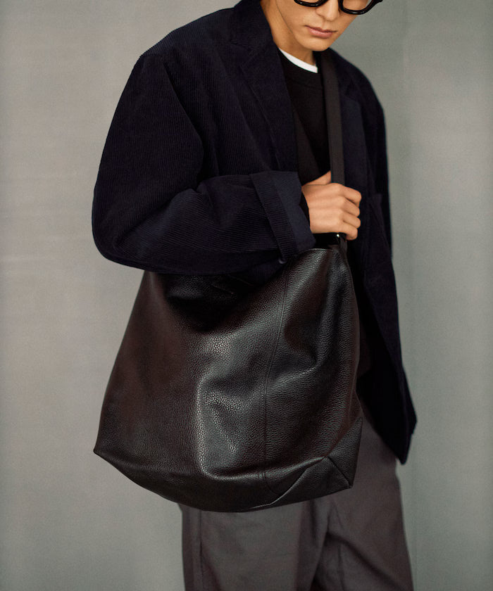 2WAY Leather Messenger Bag / 2WAYレザーメッセンジャーバッグ / Cowhide / Water-repellent leather