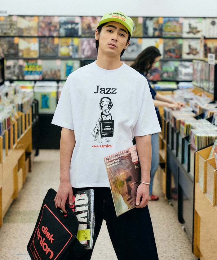 Limited Release diskunion×FREAK'S STORE Exclusive Dalmatian Big Silhouette Print Crew Neck T-Shirt