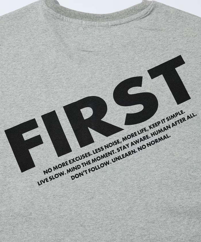 6 Ounce Front Logo Print Crew Neck T-Shirt / Back Print T-Shirt PRINT FRESH FIRST