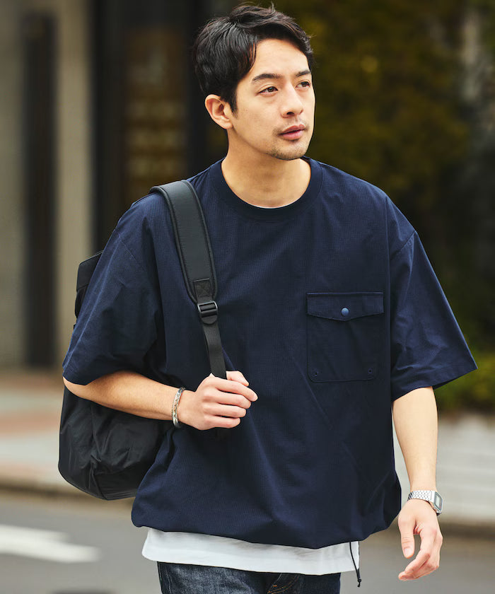 SOLOTEX Packable Short Sleeve Travel Set with Mini Bag Water-Absorbent and Quick-Drying