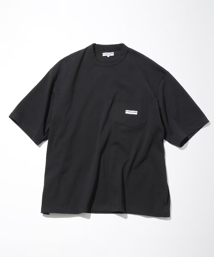 Heavy Weight Jersey Pocket T-Shirt - Black