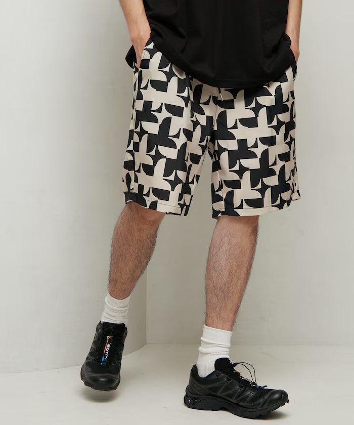 Pattern Easy Shorts / All-over Print Short Pants / Compatible with Setup