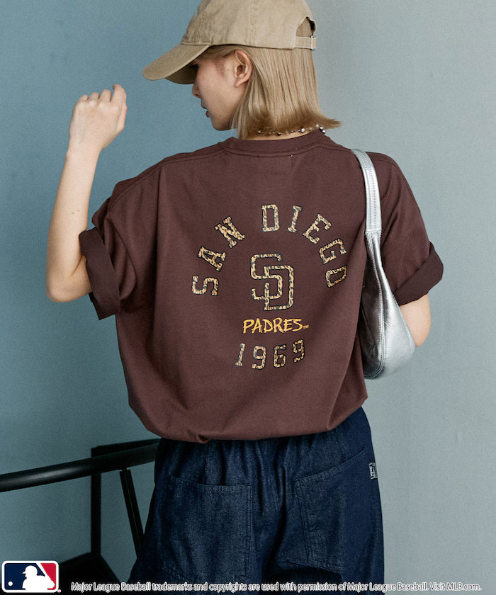 Limited Edition MLB Leopard Print Logo T-Shirt