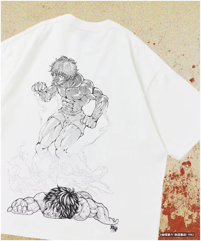 [June 12 12:00 Sale Start] Baku 「Hanma Baki/Awakening」 Print Crew Neck T-Shirt