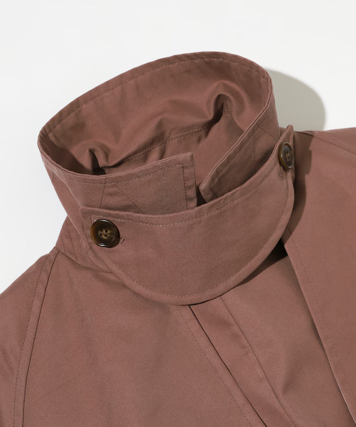 Mid-length T/C Chambray Trench Coat