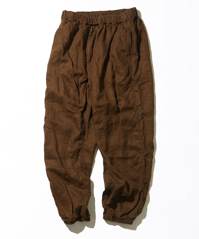 Belgium Linen Gym Tapered Pant 1.2 - Brown