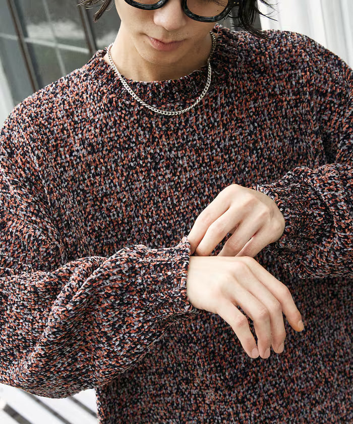 Mall Yarn Crew Neck Knit 【Limited Edition】