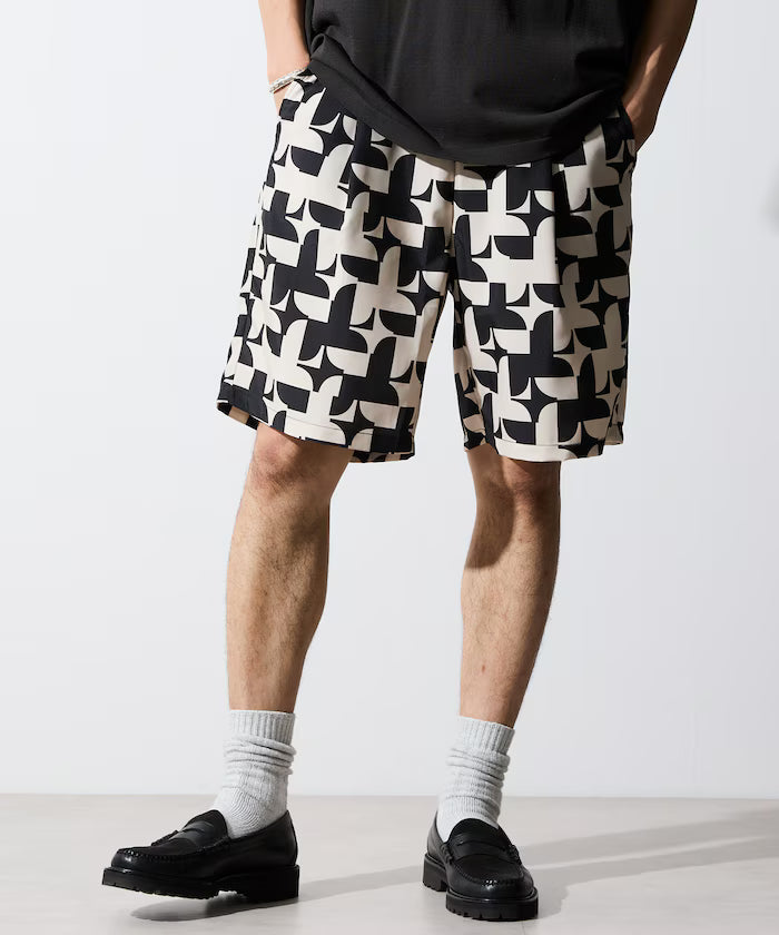 Pattern Easy Shorts / All-over Print Short Pants / Compatible with Setup