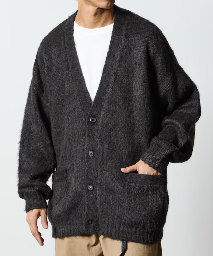 Relax Fit Shaggy Knit Loose Cardigan 【Limited Edition】