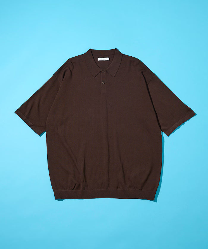 [New Color Added] SUPER ICE / Super Ice Short Sleeve Polo Neck Knit / Contact Cold Sensation